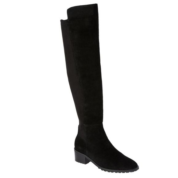 New Blondo Starla Waterproof Suede Over-the-Knee Boot Black Size 7 M Star01SD - Picture 4 of 15